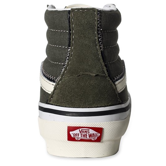 Tênis Vans Sk8-Hi Reconstruct Verde/Branco