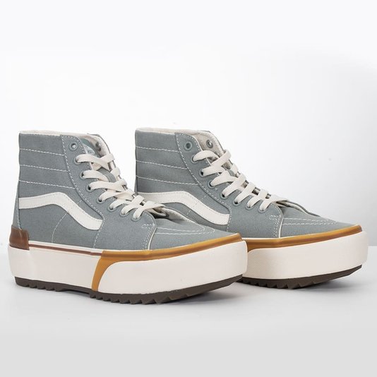 Tênis Vans Sk8-Hi Tapered Stacked Cinza