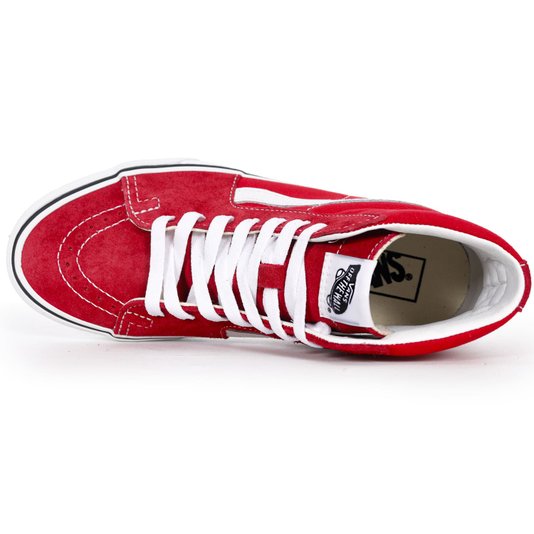 Tênis Vans Sk8-Hi Vermelho/Branco