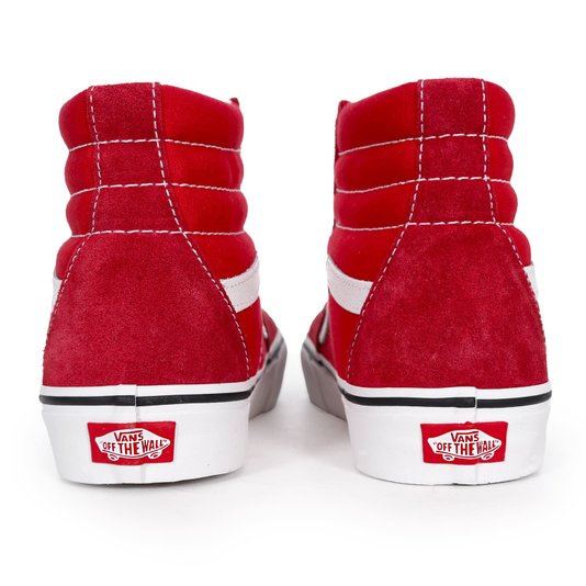 Tênis Vans Sk8-Hi Vermelho/Branco