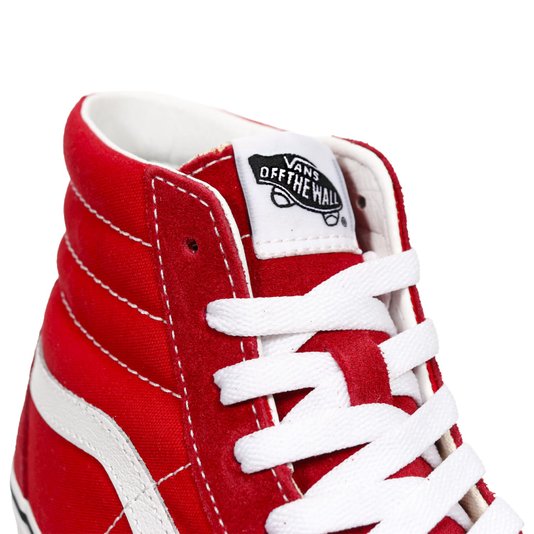 Tênis Vans Sk8-Hi Vermelho/Branco