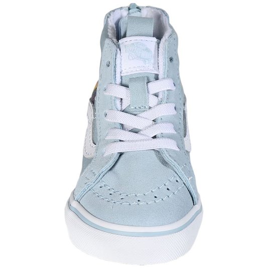 Tênis Vans Sk8-Hi Zip Rainbow Azul Claro