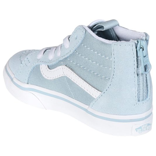 Tênis Vans Sk8-Hi Zip Rainbow Azul Claro