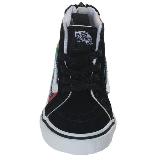 Tenis Vans Sk8-Hi Zip Spirit Baby Kids Preto/Colorido