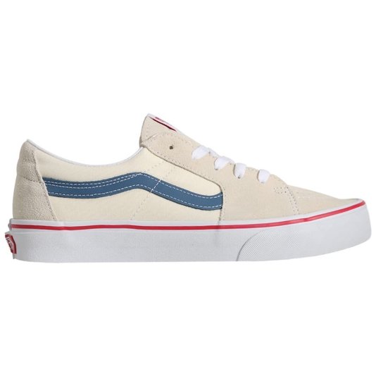 Tênis Vans Sk8-Low Classic Creme/Azul
