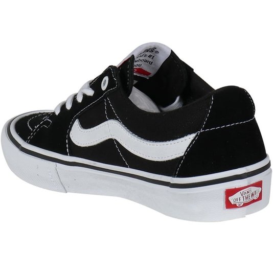 Tênis Vans Sk8-Low Pro Preto/Branco