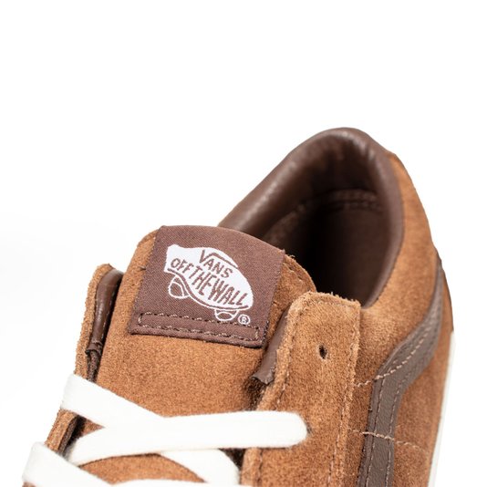 Tênis Vans Sk8-Low Suede Marrom