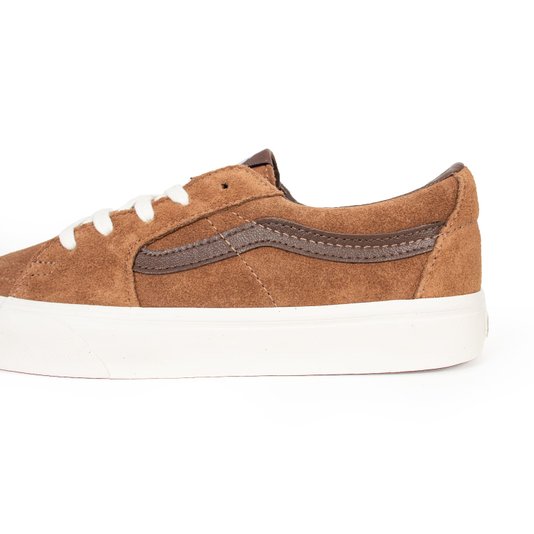Tênis Vans Sk8-Low Suede Marrom