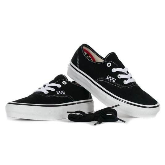 Tênis Vans Skate Authentic Preto/Branco