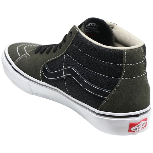 Tênis Vans Skate Grosso Mid Verde/Preto/Branco
