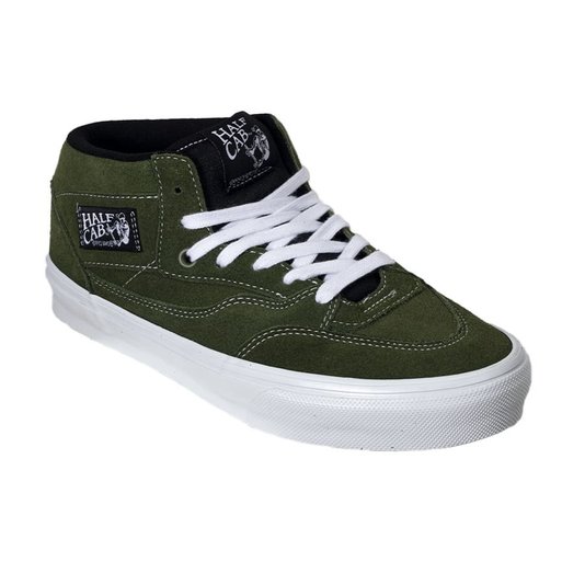 Tênis Vans Skate Half Cab '92 Verde Militar/Branco