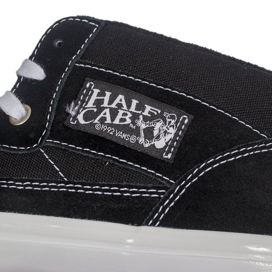 Tênis Vans Skate Half Cab Preto/Branco
