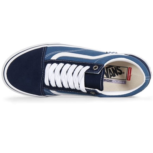 Tênis Vans Skate Old Skool Azul Marinho/Branco