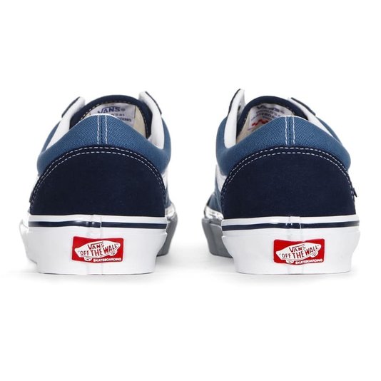 Tênis Vans Skate Old Skool Azul Marinho/Branco