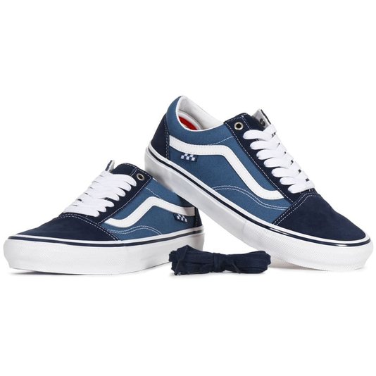 Tênis Vans Skate Old Skool Azul Marinho/Branco