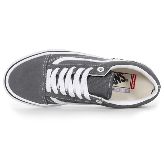 Tênis Vans Skate Old Skool Cinza/Branco