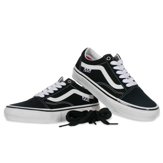 Tênis Vans Skate Old Skool Preto/Branco