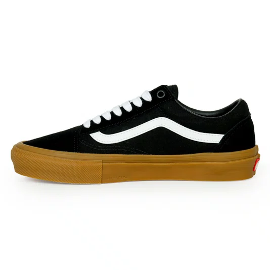 Tênis Vans Skate Old Skool Preto/Branco/Marrom