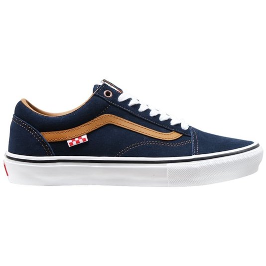 Tênis Vans Skate Old Skool Reynolds Azul Marinho/Ocre/Branco