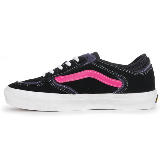 Tênis Vans Skate Rowley Preto/Rosa/Branco