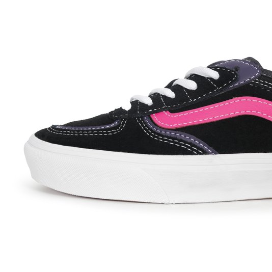 Tênis Vans Skate Rowley Preto/Rosa/Branco