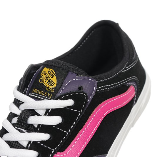 Tênis Vans Skate Rowley Preto/Rosa/Branco