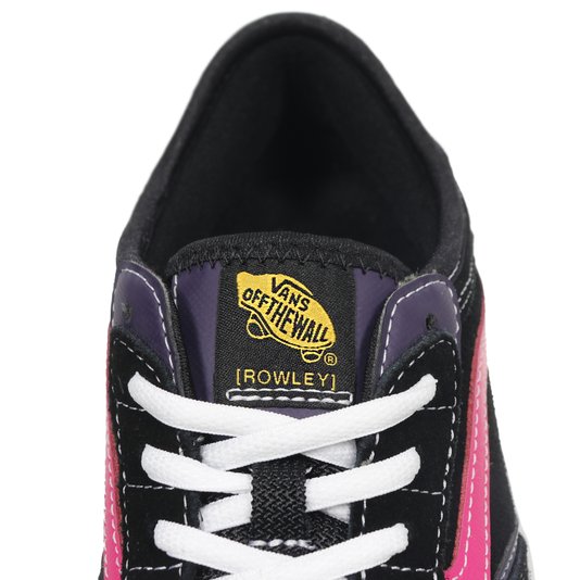Tênis Vans Skate Rowley Preto/Rosa/Branco