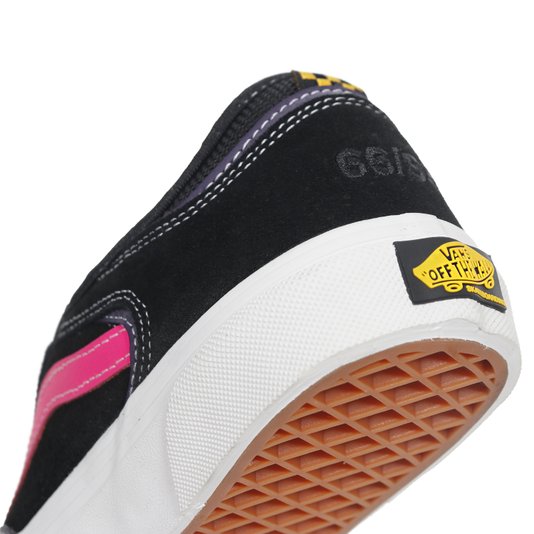 Tênis Vans Skate Rowley Preto/Rosa/Branco