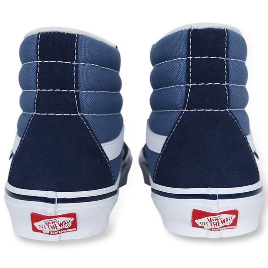 Tênis Vans Skate Sk8-Hi Azul/Branco