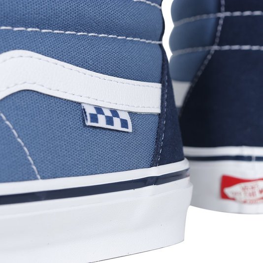 Tênis Vans Skate Sk8-Hi Azul/Branco