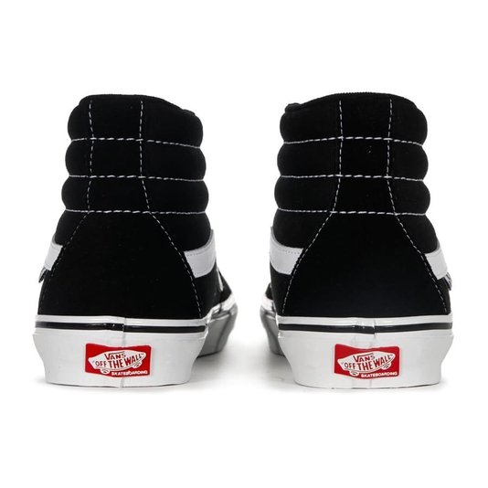 Tênis Vans Skate Sk8-Hi Preto/Branco
