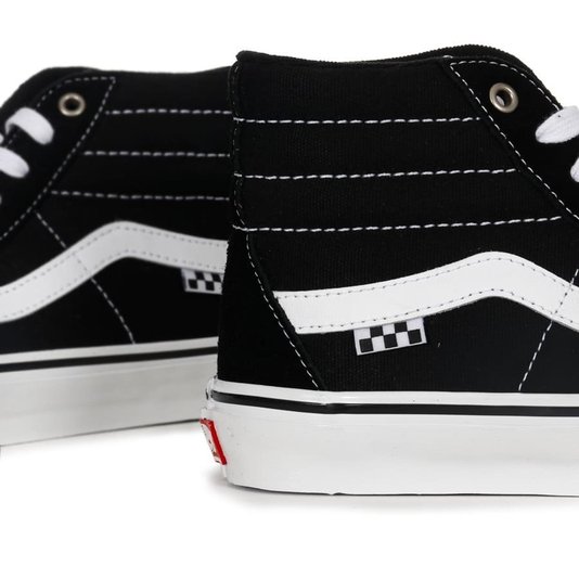 Tênis Vans Skate Sk8-Hi Preto/Branco