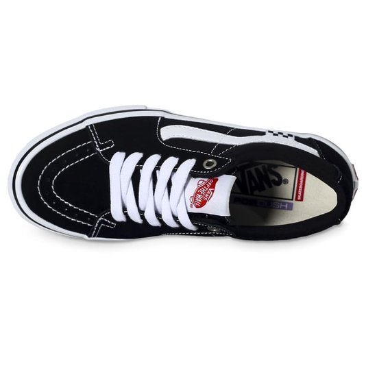 Tenis Vans Skate Sk8-Low Preto/Branco