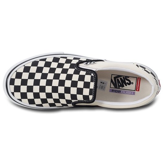 Tenis Vans Skate Slip-On Checkerboard Preto/Branco