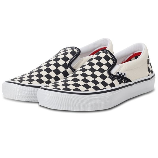 Tenis Vans Skate Slip-On Checkerboard Preto/Branco