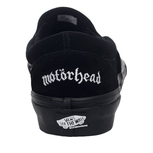 Tênis Vans Skate Slip-On Motorhead Preto