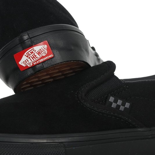 Tênis Vans Skate Slip-On Preto/Preto