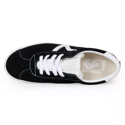 Tênis Vans Skate Sport Preto/Branco