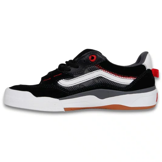 Tênis Vans Skate Wayvee 2.0 Preto/Branco/Vermelho