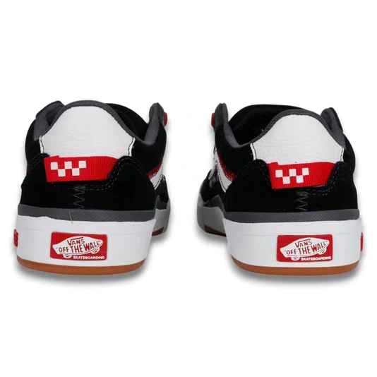 Tênis Vans Skate Wayvee 2.0 Preto/Branco/Vermelho