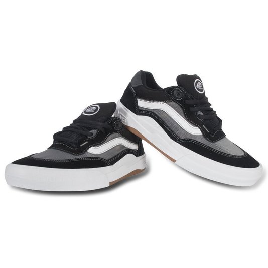 Tênis Vans Skate Wayvee Preto/Branco/Cinza