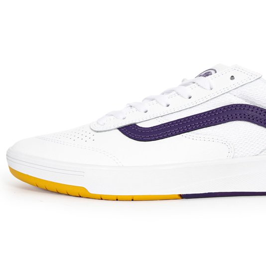 Tênis Vans Skate Zahba Branco/Roxo