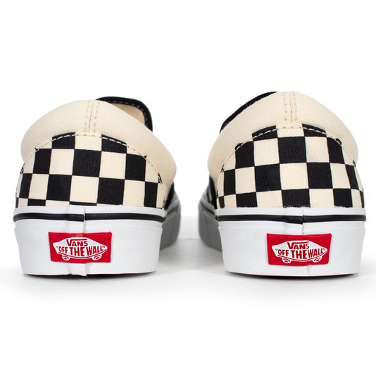 Tênis Vans Slip-On Checkerboard Branco/Preto