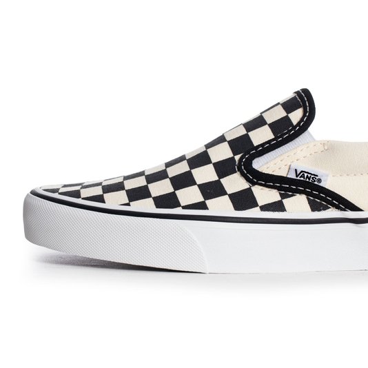 Tênis Vans Slip-On Checkerboard Branco/Preto