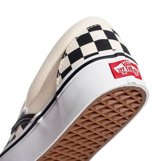 Tênis Vans Slip-On Checkerboard Branco/Preto