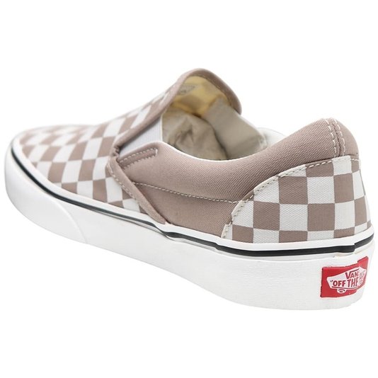 Tênis Vans Slip-On Classic Branco/Bege