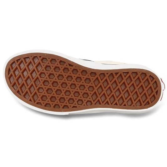 Tênis Vans Slip-On Classic Checkerboard Xadrez Juvenil Creme/Preto