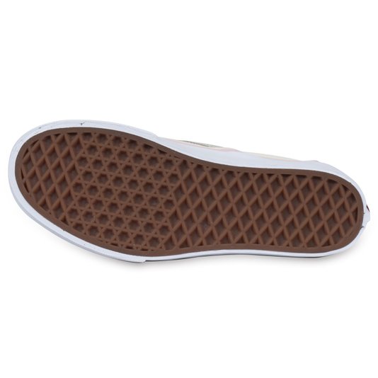 Tênis Vans Slip-On Classic Plataforma Stackform Bege/Branco