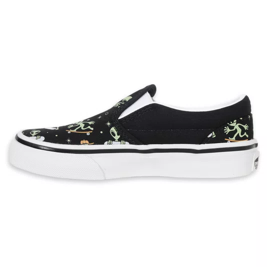 Tênis Vans Slip-On Glow Cosmic Preto/Verde