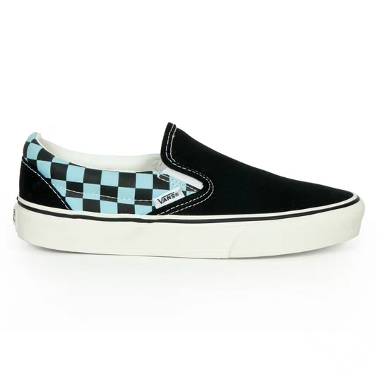 Tênis Vans Slip-On Preto/Azul